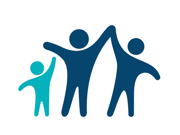 figures holding hands